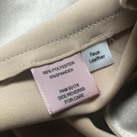 Philosophy Republic Clothing, Sz: XS, faux suede, trench coat, NWT, Color: Pearl - Picture 11 of 14